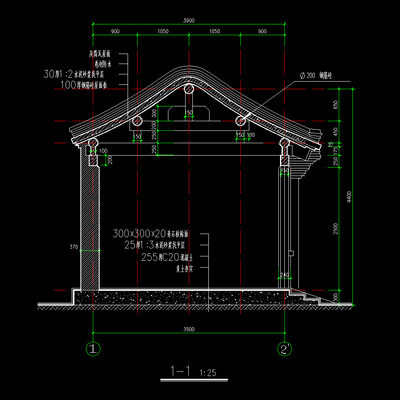 标准型仿古四合院建筑工程